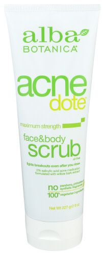 Alba Botanica                 Face &amp; Body Scrub Acnedote