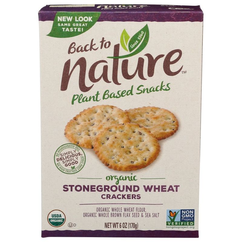 Back To Nature                Cracker Stonegrnd Wht Org