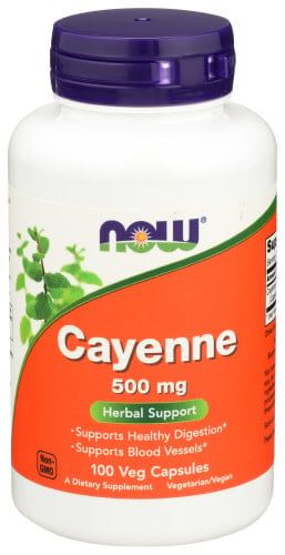 Now CAYENNE 500 mg 100 VCAPS