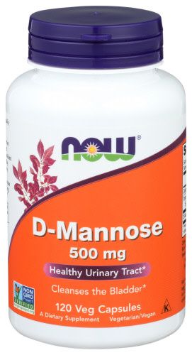 Now D-MANNOSE 500 mg 120 VCAP