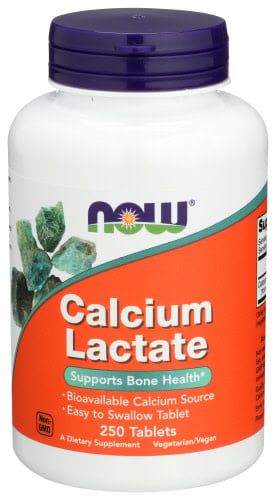 NOW CALCIUM LACTATE  250 TABS