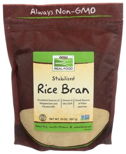 NOW RICE BRAN  20 OZ
