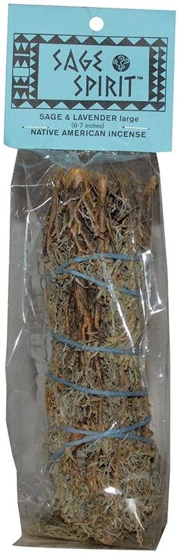 Sage Spirit Sage &amp; Lavender Smudge Wand 7&quot;