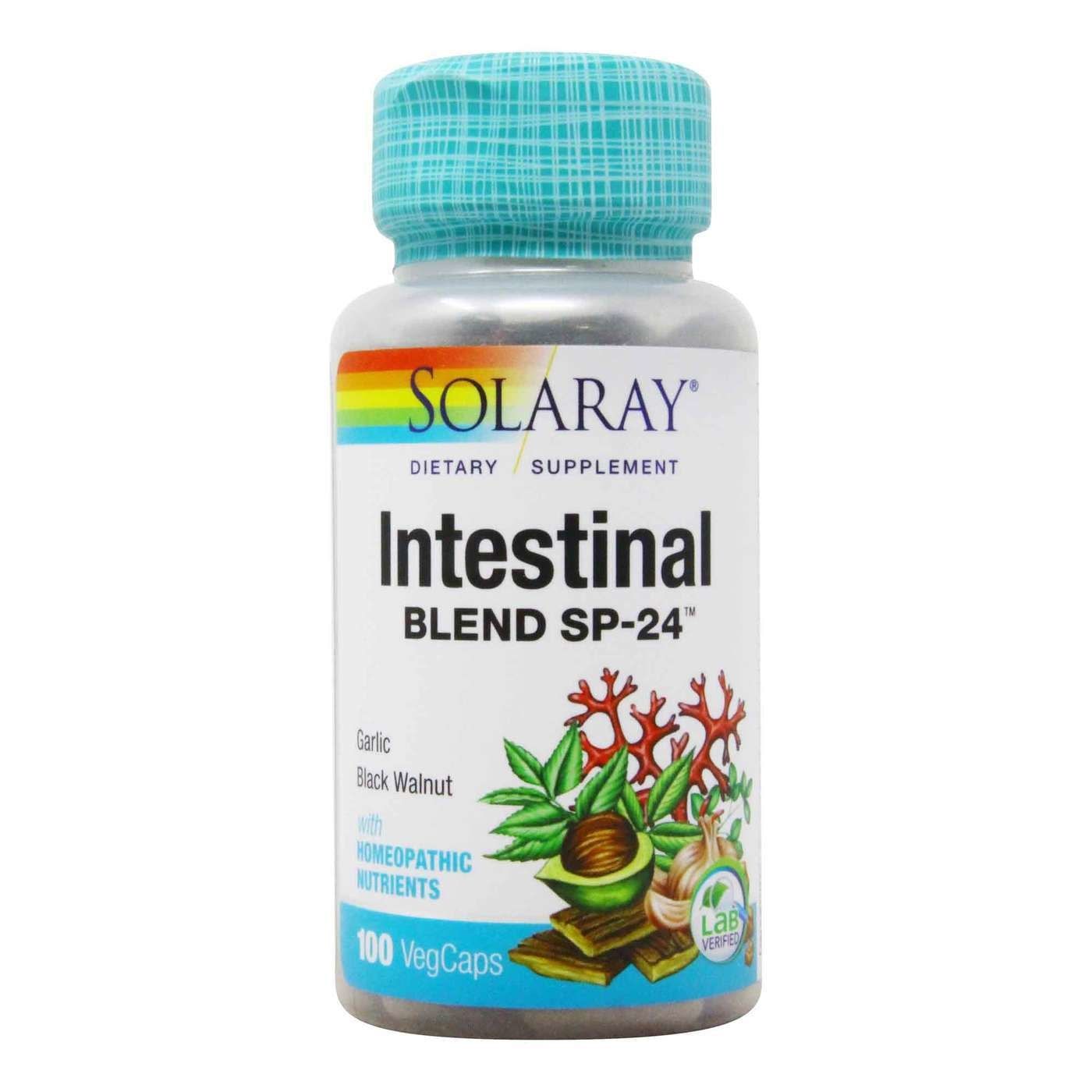 Solaray Intestinal Blend SP-24 100 Veg Capsules