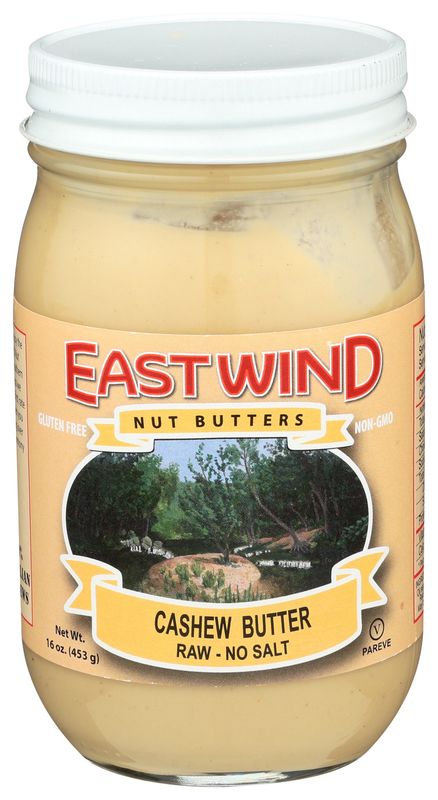 Eastwind Cashew Butter Raw No Salt 16 oz
