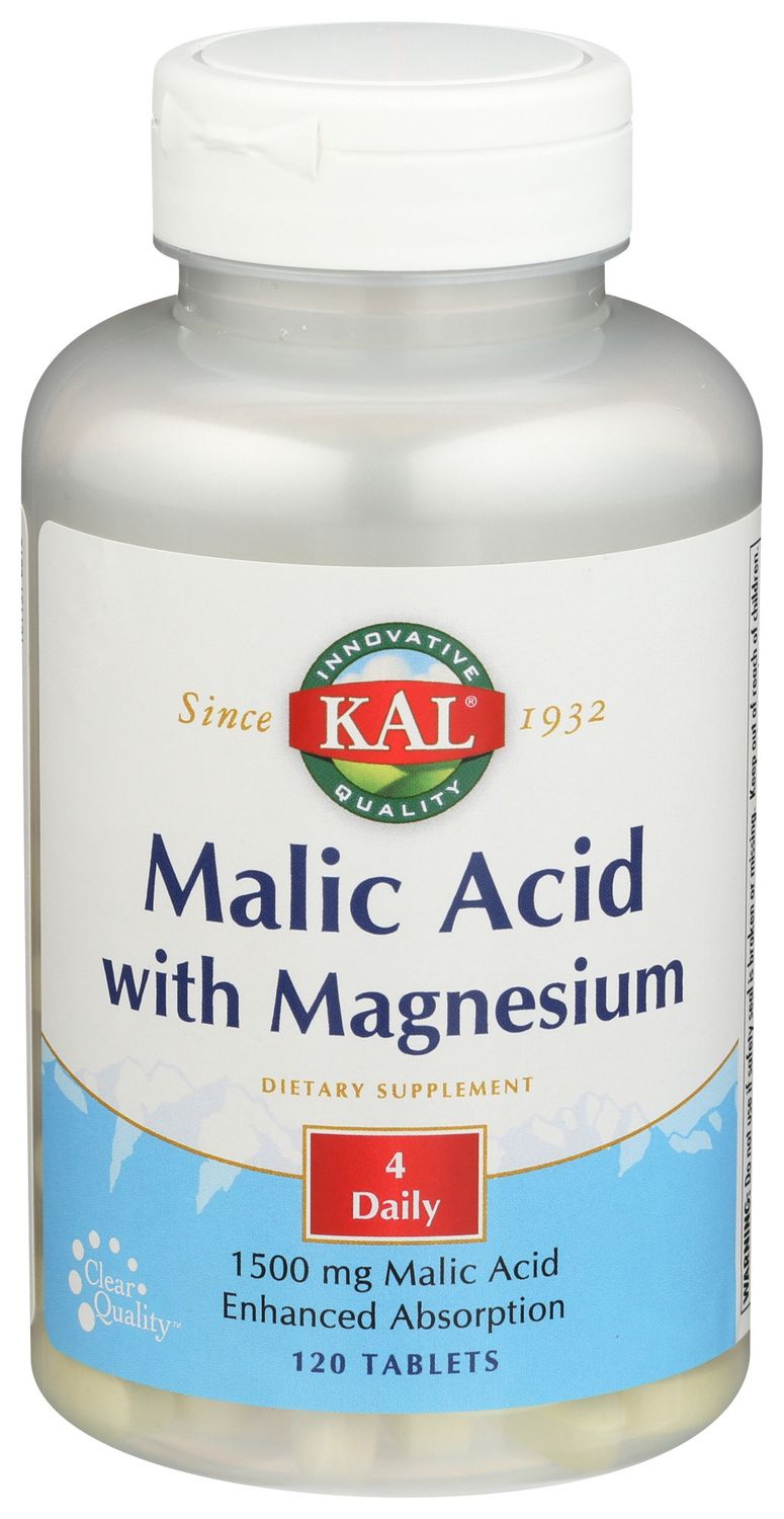 Kal Malic Acid with Magnesium 120 Tablets
