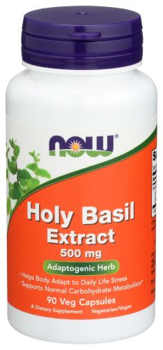 Now HOLY BASIL EXTRACT   90 VCAPS