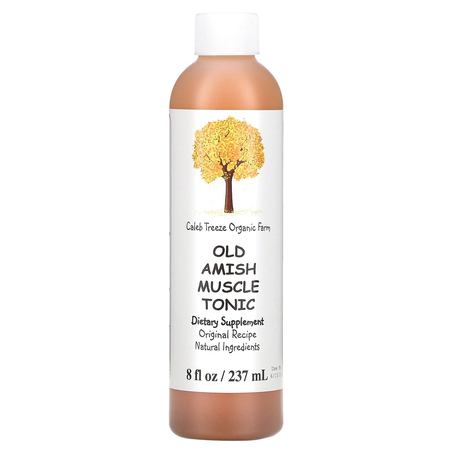 Caleb Treeze Proven Old Amish Formula Stops Leg &amp; Foot Cramps 8 oz