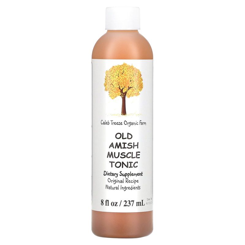 Caleb Treeze Proven Old Amish Formula Stops Leg &amp; Foot Cramps 8 oz