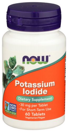 NOW Potassium Iodide Dietary Supplement 60 Tablets