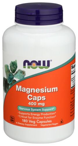 NOW MAGNESIUM 400mg  180 VCAPS