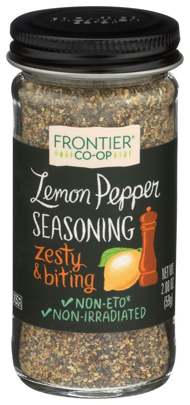 FRONTIER Lemon Pepper Salt Free