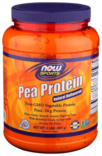 NOW PEA PROTEIN UNFLAVORED 2 LB