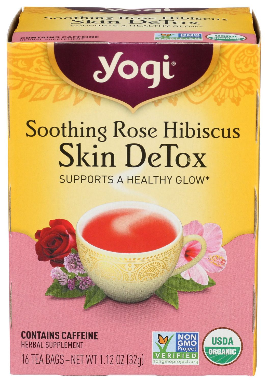 Yogi Teas                     Tea Skin Dtox Smooth Rose