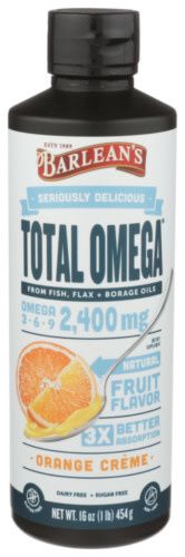 Barlean&#39;s Total Omega Swirl Orange 16 oz