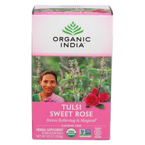 Organic India                 Tea Tulsi Sweet Rose