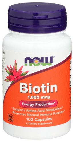 Now BIOTIN 1000mcg 100 VCAPS