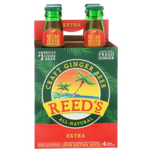 Reeds                         Soda 4Pk Ginger Extra