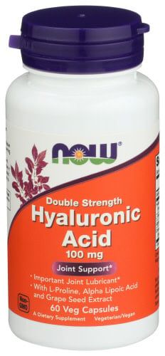 Now HYALURONIC ACID 100MG 2X PLUS   60 VCAPS