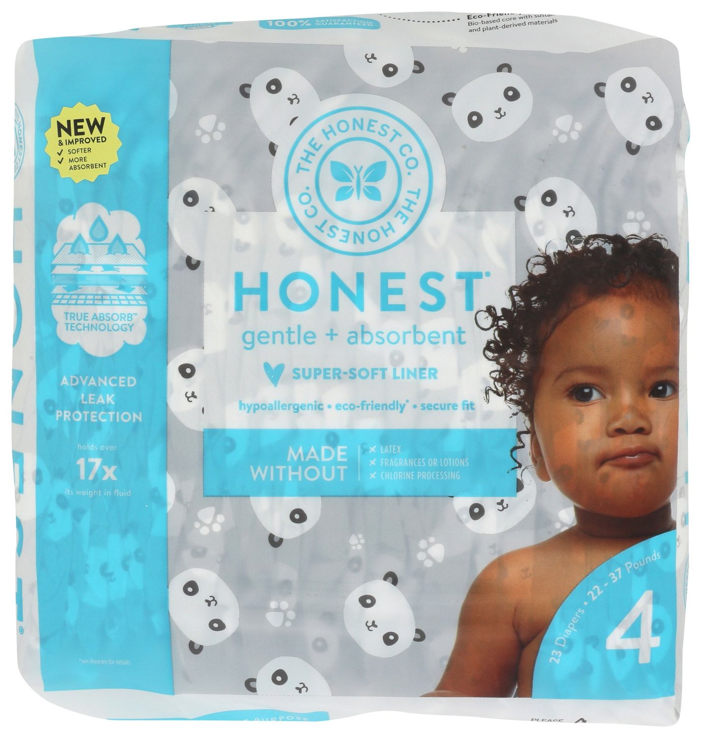 The Honest Co. Diaper Panda Size 4 23 PK