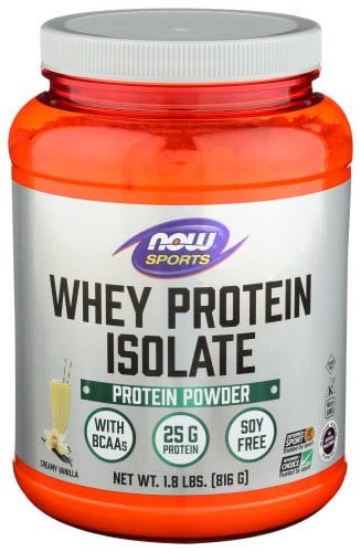 NOW WHEY ISOLATE VANILLA  1.8 LBS