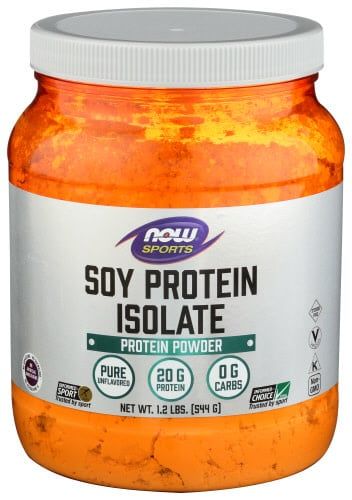 NOW Sports Soy Protein Isolate Protein Powder 1.2 lbs