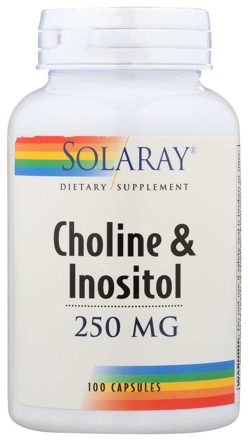 Solaray Choline &amp; Inositol 250mg 180 Capsules