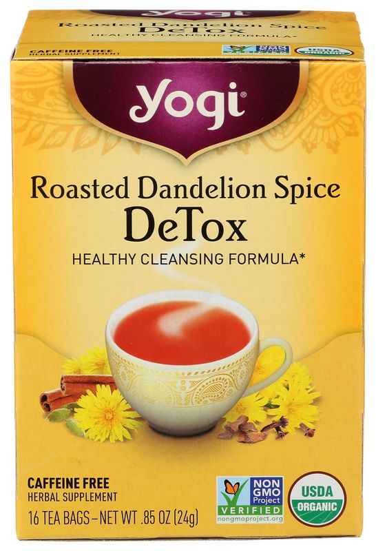 Yogi Teas                     Tea Detox Rstd Dandln Spc Org