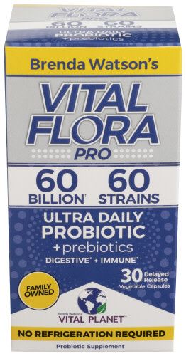 VITAL PLANET Vital Flora Pro Ultra 60/60 Probiotic 30 Cap