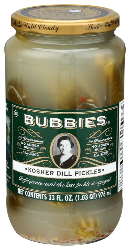Bubbies                       Pickle Dill Pure Koshr