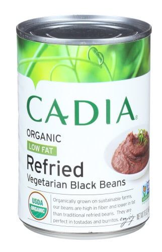 BEAN BLACK REFRIED ORG