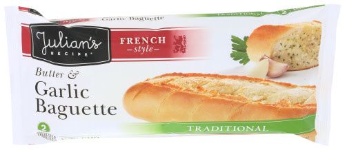 Julians Recipe                Baguette Butter &amp; Garlic