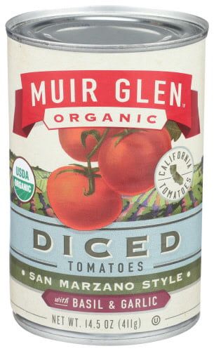 Muir Glen                     Tomato Diced Bsl Grlc