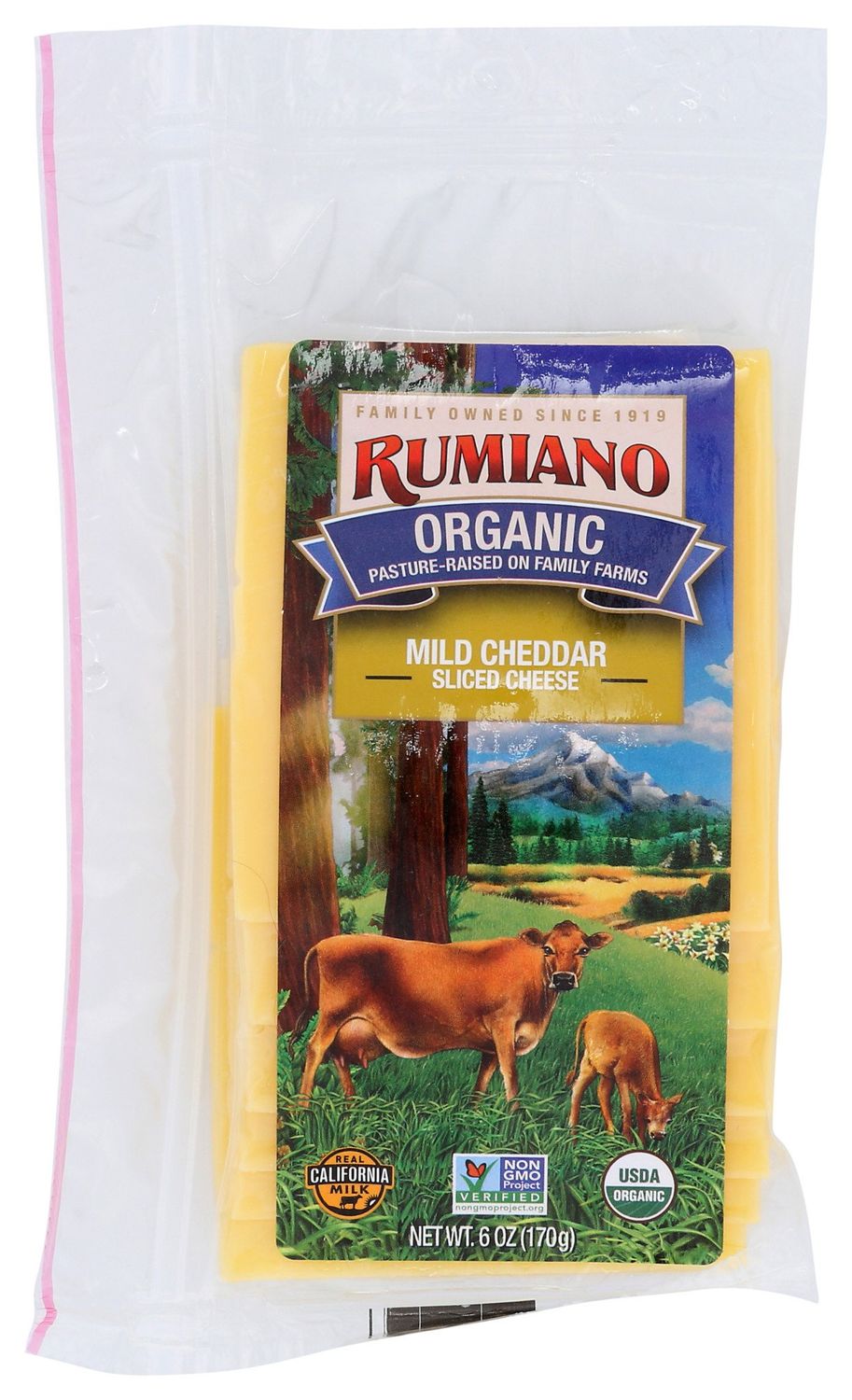 Rumiano Family                Cheese Slc Chdr Mild Org