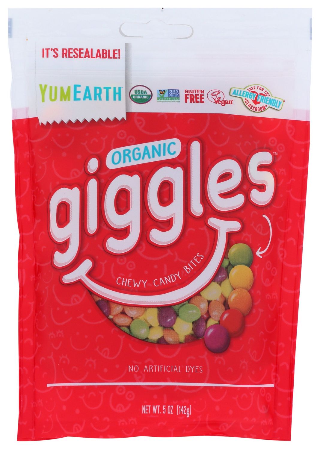 Yumearth                      Candy Giggles Org Original 5 oz bag