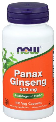 NOW Panax Ginseng 500 mg 100 VCAPS