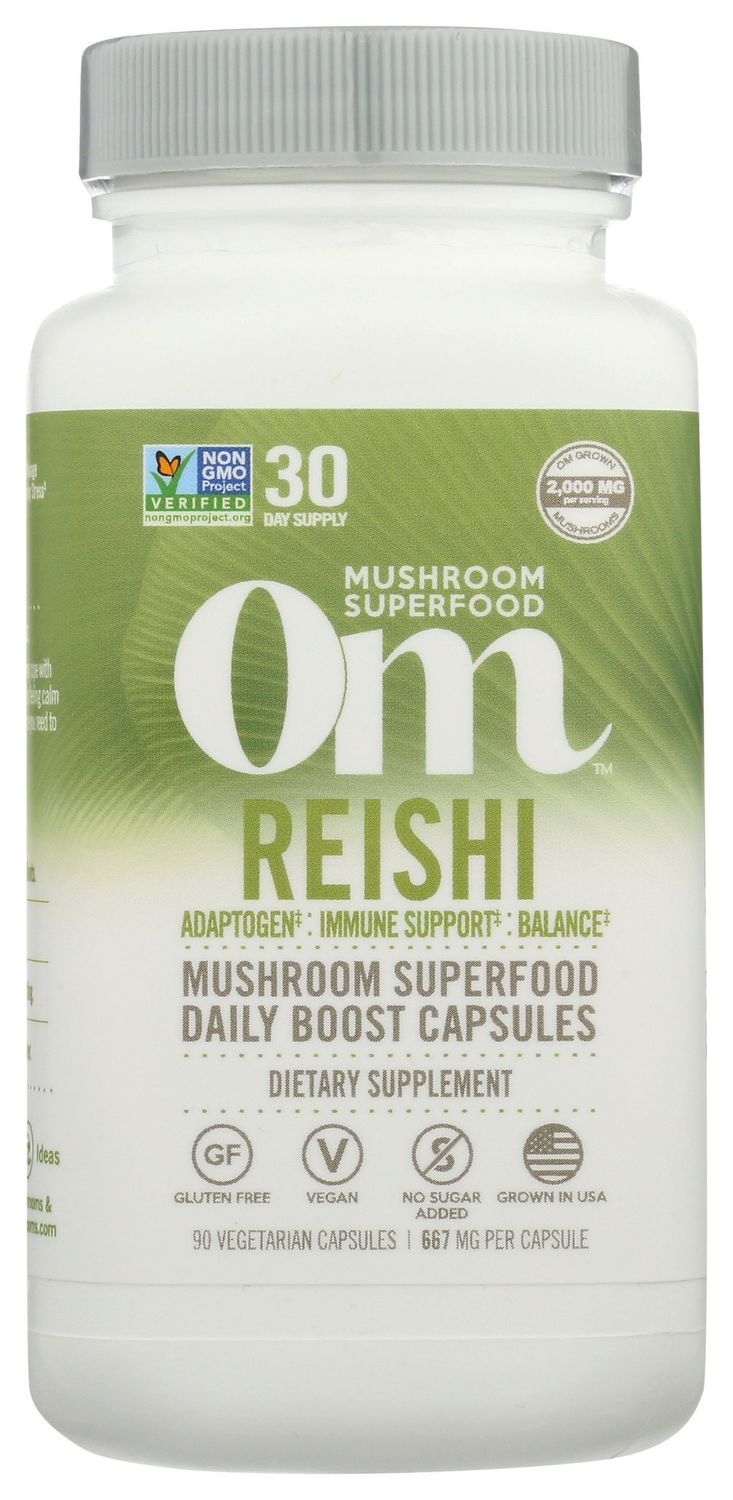 Om Mushrooms                  Reishi CP 2000 MG 90 VCaps