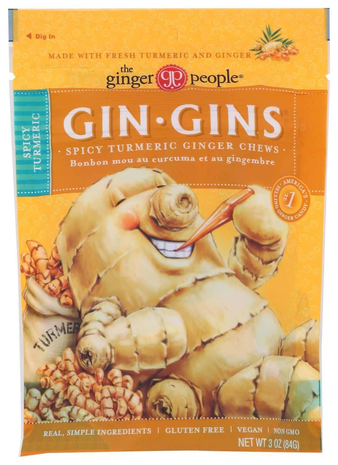 Ginger People                 Ginger Chew Spcy Turmeric