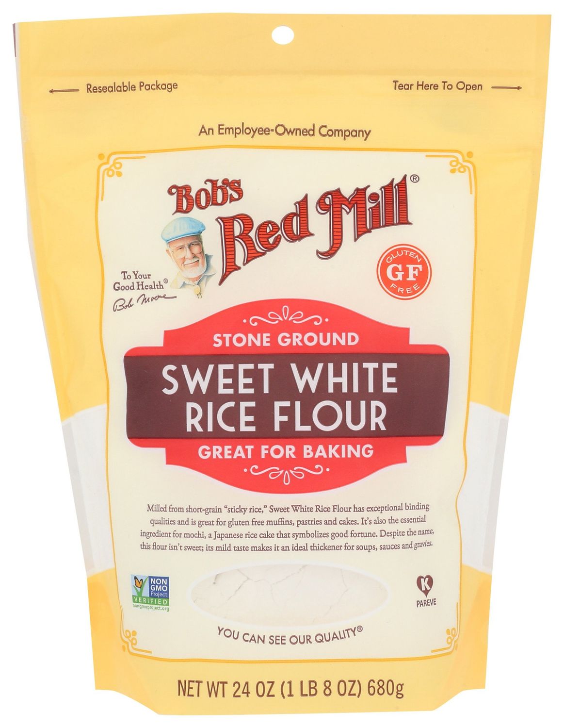Bobs Red Mill                 Flour Rice Swt White