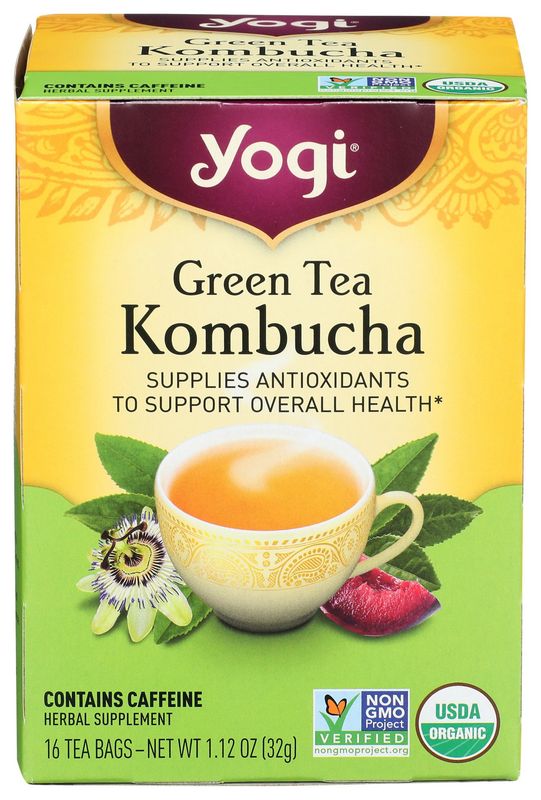Yogi Teas                     Tea Grn Kombucha