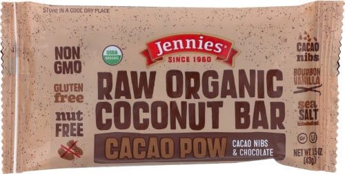 Jennies                       Bar Ccnut Cacao Pw Rw Org