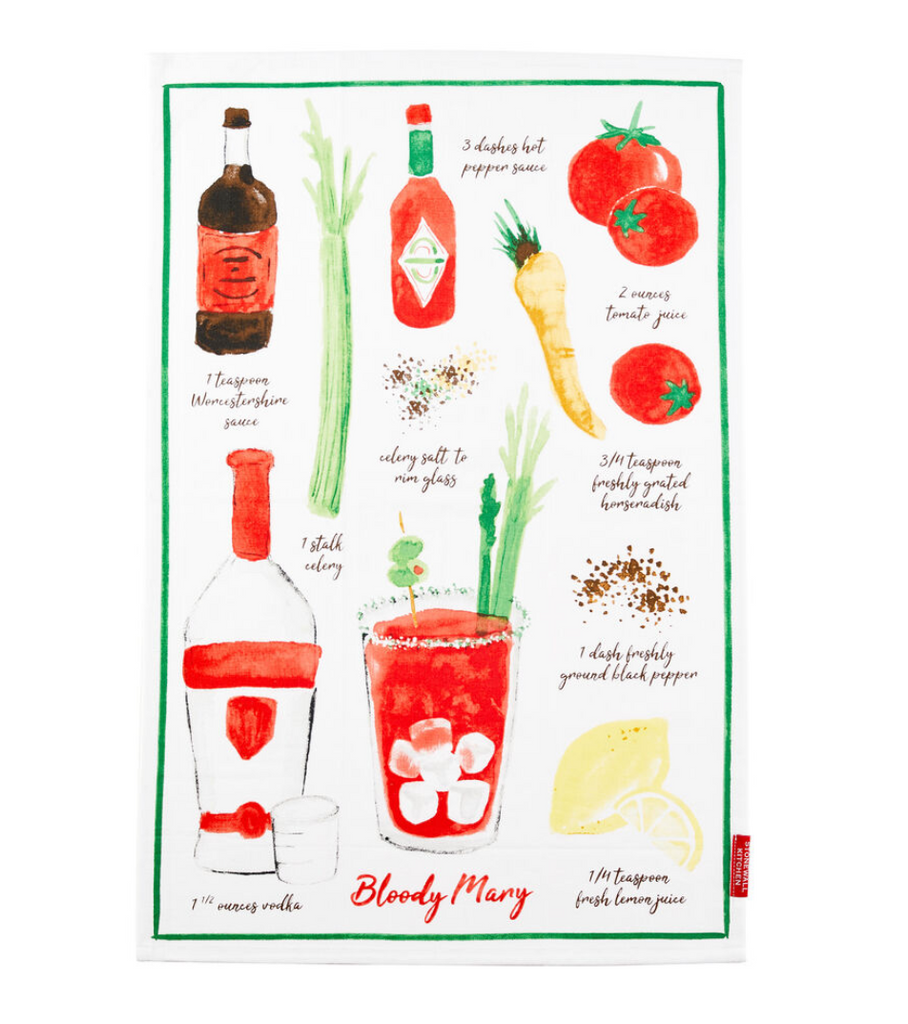 Stonewall Kitchen Bloody Mary Tea Towel