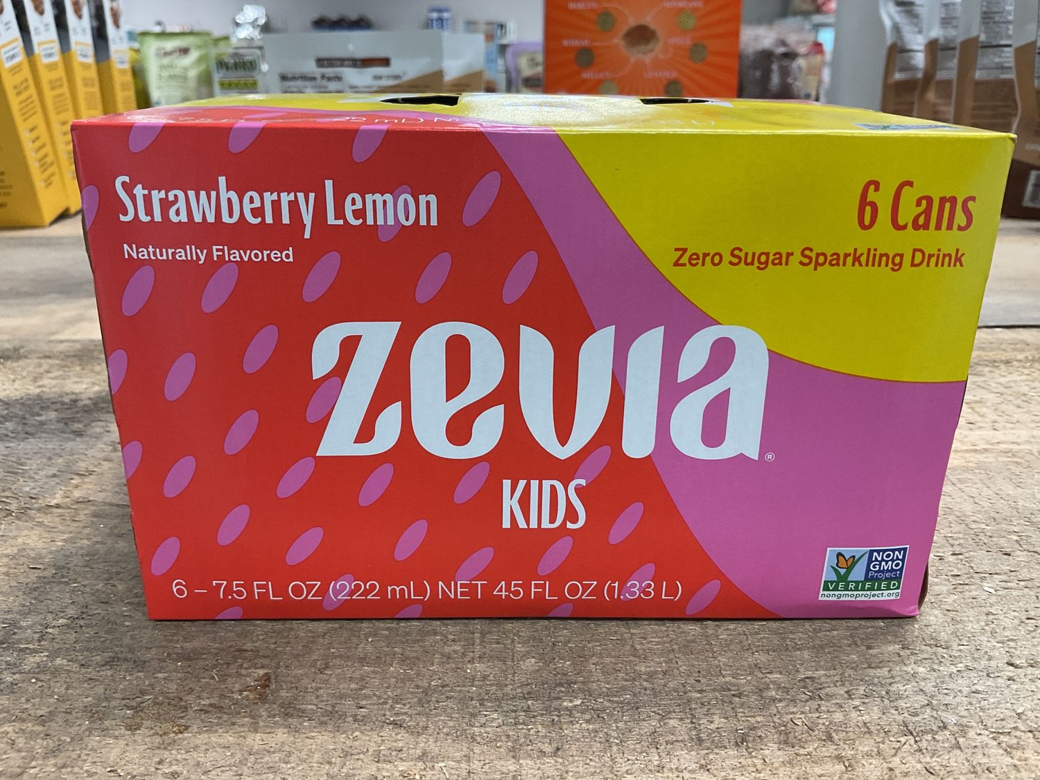 Zevia                         Soda Strwbry Lmn Kidz 6Pk