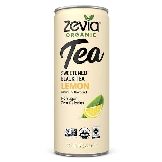 ZEVIA TEA BLACK LEMON ORG