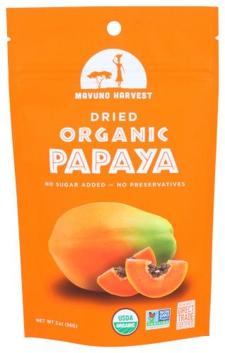 Mavuno Harvest                Fruit Dried Papaya Org