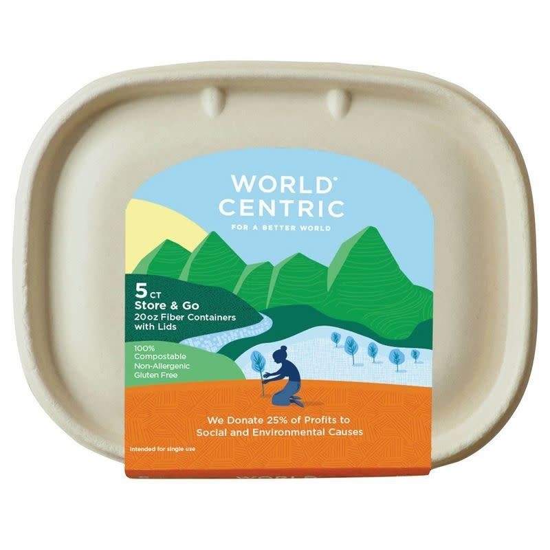 World Centric Store and Go w/ Lid Compostable