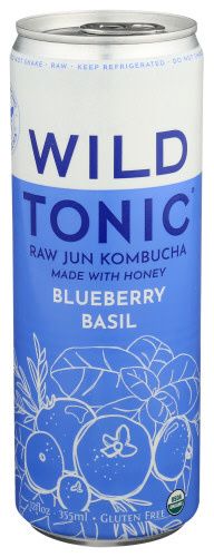 Wild Tonic                    Kombucha Blueberry Basil