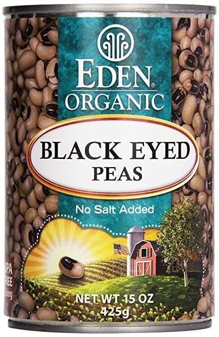 Eden Foods                    Bean Blk Eye Pea Ns Org