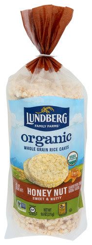 Lundberg                      Rice Cake Honey Nut Org
