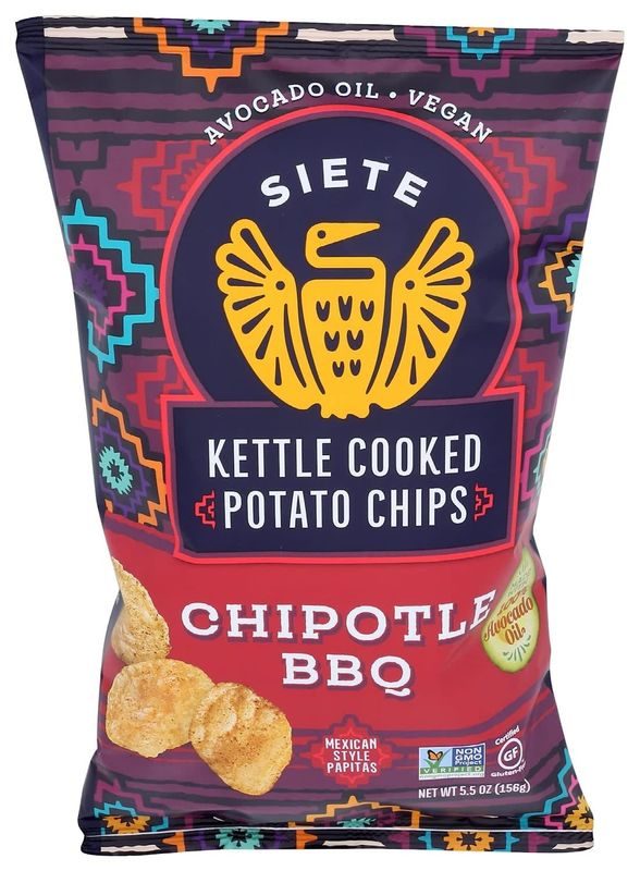 Siete                         Chips Potato Chptle Bbq GF